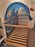 Ikea Kura 90x200 houten hoogslaper/stapelbed, Kinderen en Baby's, Kinderkamer | Bedden, Ophalen, 85 tot 100 cm, Hoogslaper of Stapelbed
