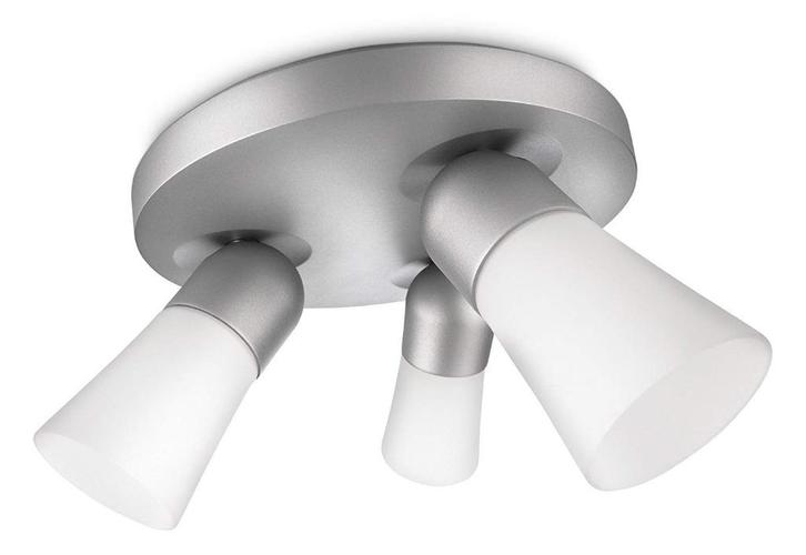 Plafondspot PHILIPS Ecomoods Cheer Aluminium 3x12W -50%!!!, Huis en Inrichting, Lampen | Spots, Nieuw, Plafondspot of Wandspot