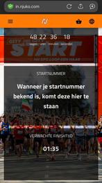 2 kaartjes CPC NN halve marathon, Ophalen of Verzenden, Nieuw, Overige typen, Overige merken