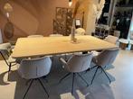-50% Brede eettafel max 12 pers. nieuw Halifax eiken 240x140, Ophalen, 100 tot 150 cm, Vijf personen of meer, Rechthoekig