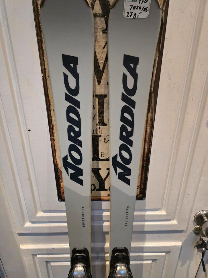 168cm NORDICA DOBERMANN SPITFIRE CA 24/25 CARBON WOODCORE, Sport en Fitness, Skiën en Langlaufen, Zo goed als nieuw, Ski's, Skiën