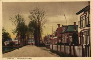 Akkrum. Leeuwarderstraatweg - 1929 gelopen beschikbaar voor biedingen