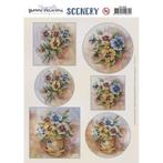Yvonne Creations CDS10069 Scenery Aquarella Violets 3D push, ., Overige typen, Nieuw, Ophalen of Verzenden