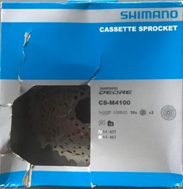 Shimano CS-M4100 DEORE 11T-42T beschikbaar voor biedingen