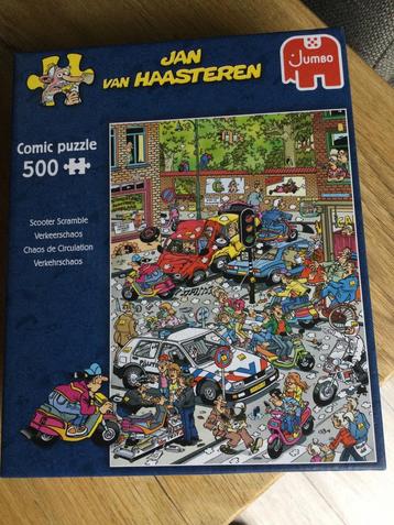 Jan van Haasteren puzzel, verkeerschaos, 500 stukjes  beschikbaar voor biedingen