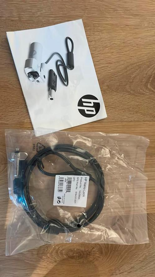 HP Nano Keyed Cable Lock, Computers en Software, Pc- en Netwerkkabels, Nieuw, Ophalen of Verzenden