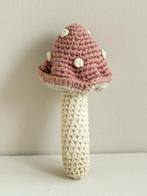 Gehaakte paddenstoel rammelaar - Sebra, Ophalen of Verzenden, Zo goed als nieuw, Rammelaar, Met geluid