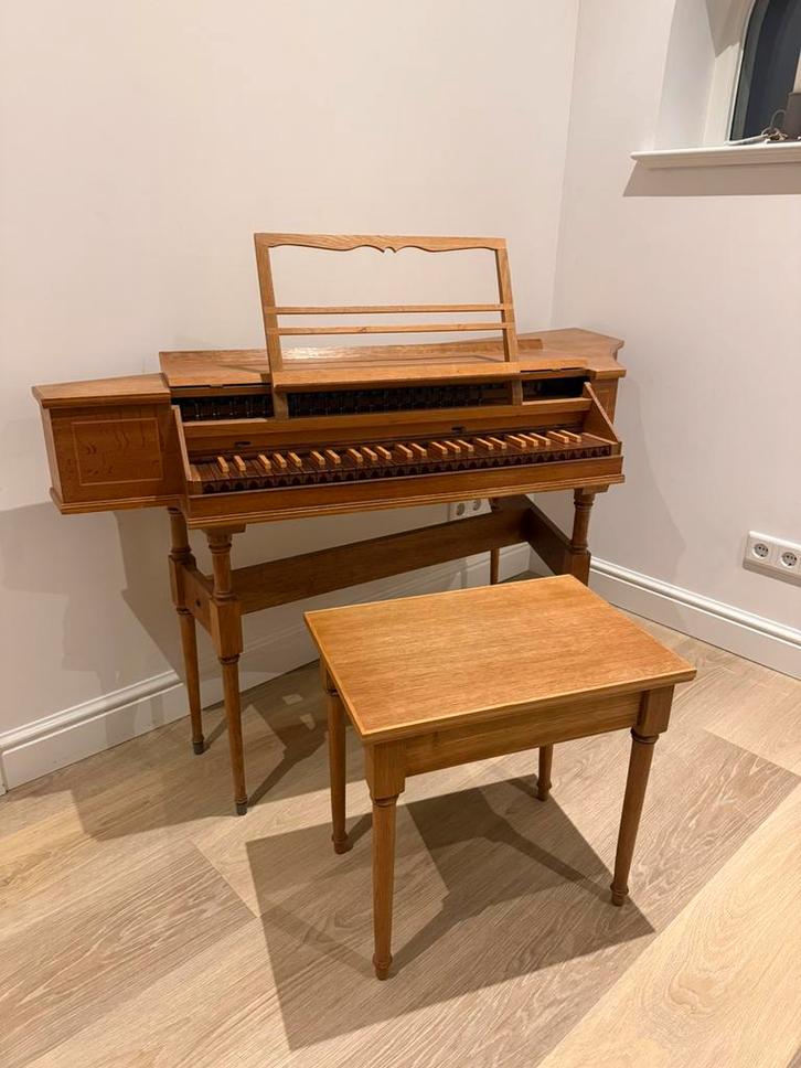 Prachtig spinet Klop, Muziek en Instrumenten, Orgels, Zo goed als nieuw, Orgel, 2 klavieren, Ophalen