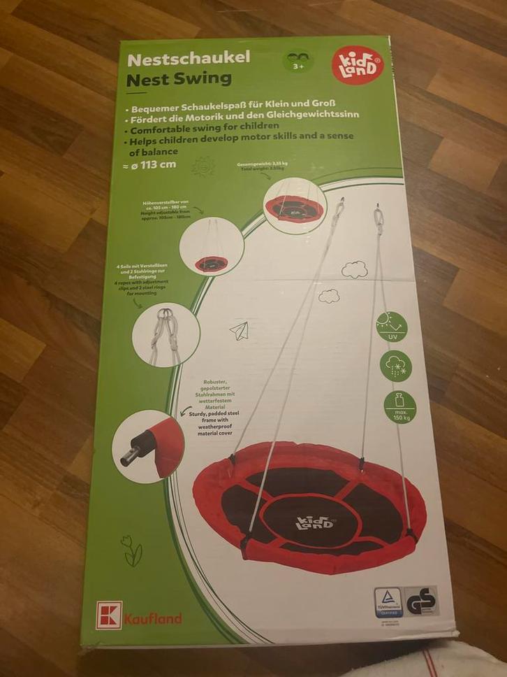 Nieuwe Nestschommel - Kinderplezier!, Kinderen en Baby's, Speelgoed | Buiten | Speeltoestellen, Nieuw, Schommel, Aanbouwonderdeel