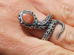 Vanoli 925 zilveren slang ring met zonnesteen maat 18,25, Sieraden, Tassen en Uiterlijk, Ringen, Daiva1973@hotmail.com, 18 tot 19