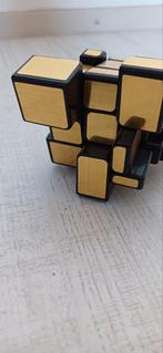 Gouden Mirror Cube Rubix Puzzel, Ophalen of Verzenden, Gebruikt, Rubik's of 3D-puzzel