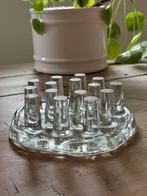 Georgshütte Glasdesign theepotwarmer,zwaar, gebogen "ijsglas, Ophalen