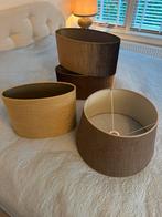 4 grote lampenkappen nieuw, Huis en Inrichting, Ophalen, 25 tot 50 cm, Zo goed als nieuw, Bruin