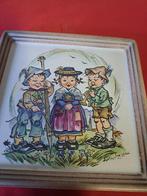 Mooi Vintage tegeltje jaren 50 van Hanitzsch, Ophalen of Verzenden