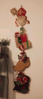 Oude sinterklaas en zwarte piet raamhanger, Verzenden, Zo goed als nieuw