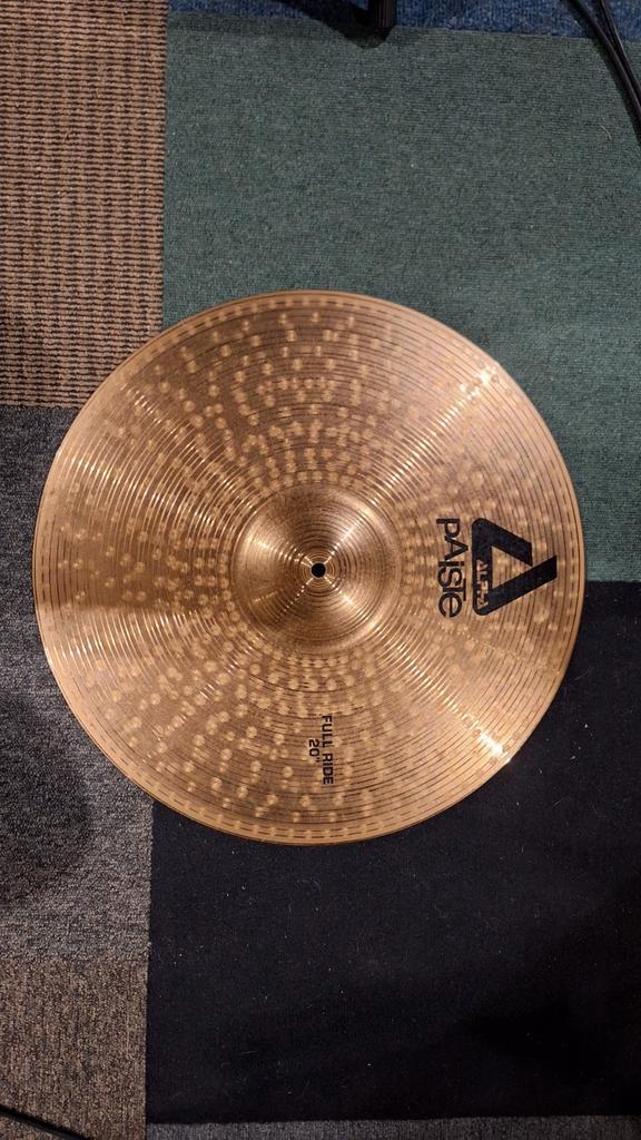 Paiste Alpha 20" Full Ride - Rock Cymbal, Muziek en Instrumenten, Drumstellen en Slagwerk, Gebruikt, Overige merken, Ophalen of Verzenden