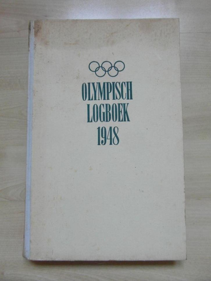 Olympisch Logboek Uitgave 1948,, Antiek en Kunst, Antiek | Boeken en Bijbels, Ophalen of Verzenden