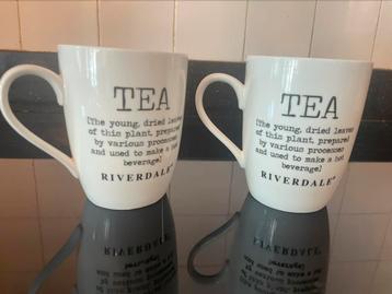 Riverdale TEA Thee Mok Kop 2 stuks NIEUW beschikbaar voor biedingen