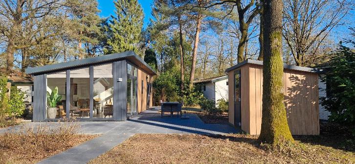 Te koop Boslodge de luxe Bouwjaar 2022 nr 627, Huizen en Kamers, Recreatiewoningen te koop, Drenthe, Chalet