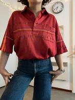 Vintage jaren 90 oversized rood T-shirt trui, maat 40, Ophalen of Verzenden, Zo goed als nieuw, Maat 46 (S) of kleiner, Rood