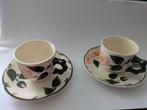Villeroy & Boch Wild Rose Kopjes met Schotel, Gebruikt, Ophalen of Verzenden, Overige stijlen, Kop(pen) en/of Schotel(s)