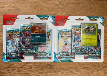 Pokémon TCG - Journey Together 3-Pack Blister set *SEALED* beschikbaar voor biedingen