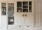 Grote, massief houten tv kast, Huis en Inrichting, Kasten | Televisiemeubels, Ophalen, Gebruikt, 200 cm of meer, 200 cm of meer