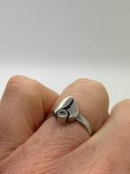 C54 Prachtige zilveren Karl Laine Finland ring (verstelbaar), Sieraden, Tassen en Uiterlijk, Ringen, Met kristal, Ophalen of Verzenden