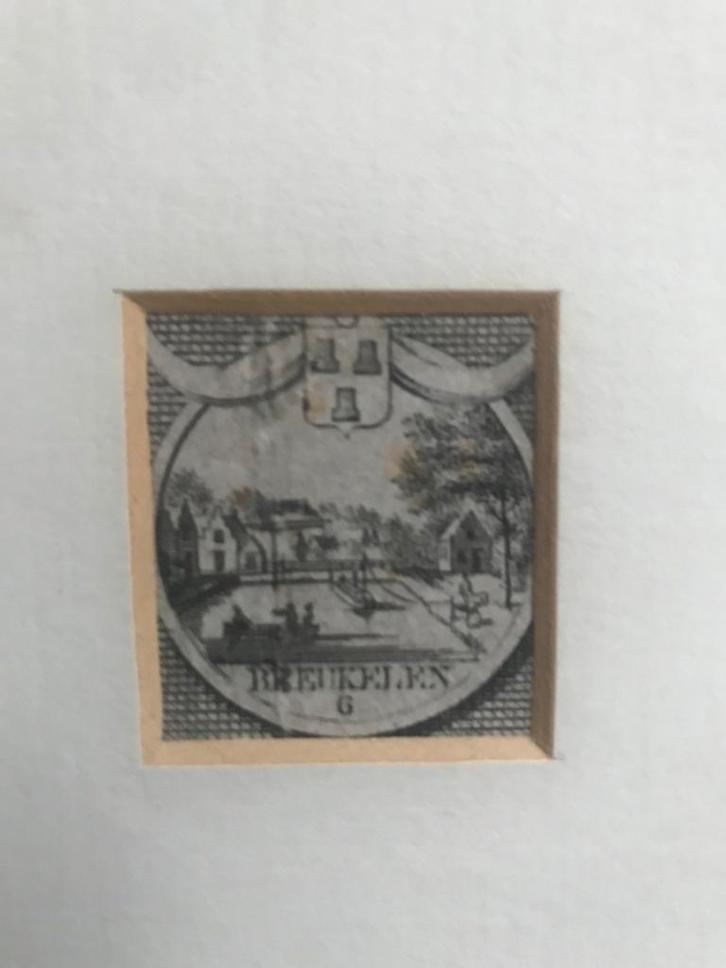 Breukelen, Breevoord, Buuren, e.a., C. Visscher, 1729, mooi!, Antiek en Kunst, Kunst | Etsen en Gravures, Ophalen of Verzenden