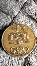 Gedenk penning Olympische spelen 1968 in Mexico, Gebruikt, Ophalen of Verzenden