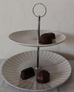 Loft: Porseleinen etagère met 2 etages, Ophalen of Verzenden