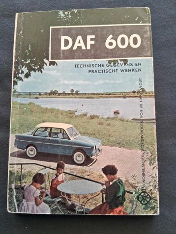 DAF 600 – ANWB boekje techn gegevens en practische wenken beschikbaar voor biedingen