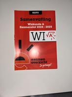 Examenoverzicht wiskunde A 2024-2025, Wiskunde A, Ophalen of Verzenden, ExamenOverzicht, HAVO