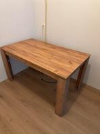 Eettafel, Huis en Inrichting, Tafels | Eettafels, Zo goed als nieuw, Vijf personen of meer, Rechthoekig, 50 tot 100 cm