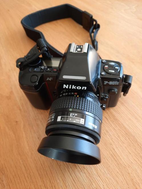Nikon AF-801s analoog fotocamera met...., Audio, Tv en Foto, Fotocamera's Analoog, Zo goed als nieuw, Spiegelreflex, Nikon, Ophalen of Verzenden