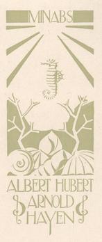 0498 Ex Libris Nederland : Jeanne Bieruma Oosting, 1927, Antiek en Kunst, Kunst | Etsen en Gravures, Verzenden