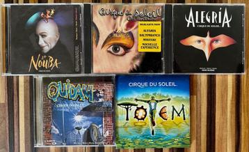 5x CD's Cirque Du Soleil beschikbaar voor biedingen
