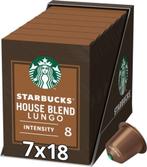 126x Starbucks by Nespresso capsules House Blend - 7 doosjes, Witgoed en Apparatuur, Koffiezetapparaten, Verzenden, Nieuw, Koffiebonen