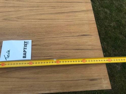 Gefineerd triplex/multiplex plaat in de kleur teak, Doe-het-zelf en Verbouw, Platen en Panelen, Nieuw, Multiplex, Minder dan 20 mm