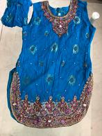 Nieuwe Bollywood Patiala Salwar, Kleding | Dames, Ophalen of Verzenden, Nieuw, Maat 36 (S), Blauw