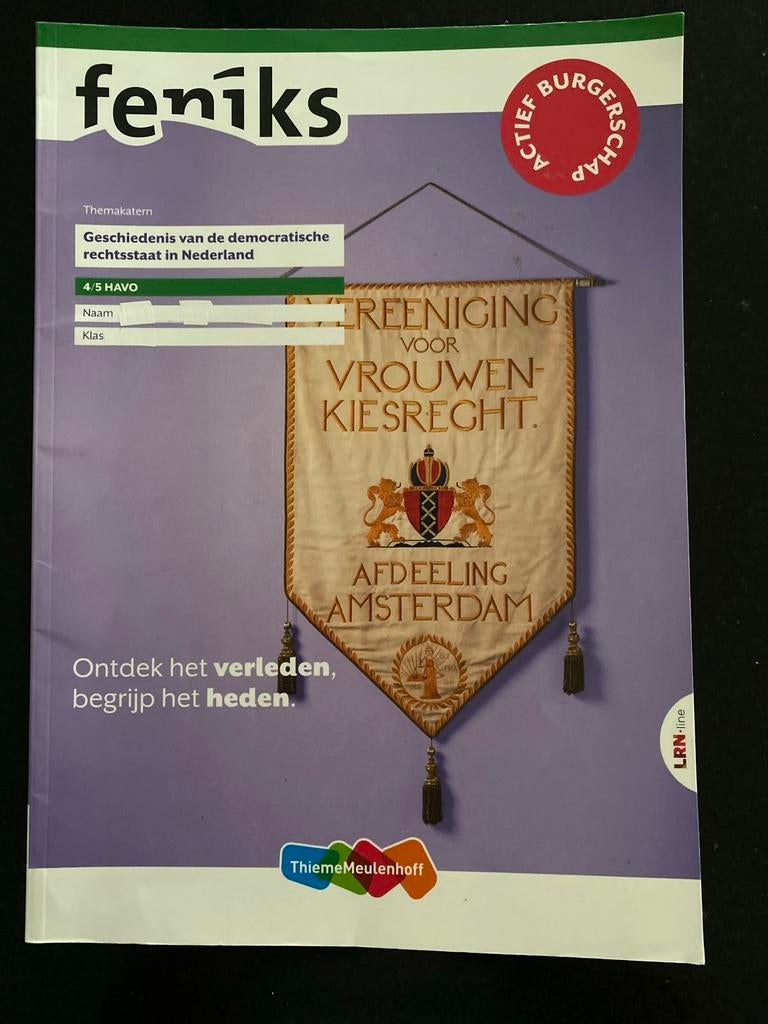 Feniks Geschiedenis Themakatern 4/5 Havo, Boeken, Ophalen of Verzenden, Zo goed als nieuw, HAVO, Geschiedenis