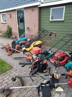 partij grasmaaiers, Ophalen, Cirkelmaaier, Gebruikt, Opvangbak