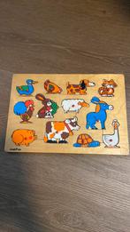 retro simplex toys puzzel hout  jaren 70 /80, Ophalen of Verzenden, Gebruikt