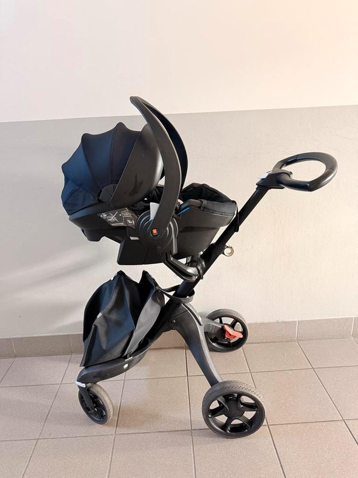 Stokke Xplory v6 Combiwagen, Kinderen en Baby's, Kinderwagens en Combinaties, Zo goed als nieuw, Combiwagen, Overige merken, Met autostoeltje