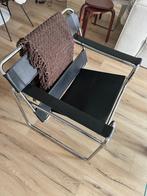 Replica Wassily Chair - Marcel Breuer designstoel, Huis en Inrichting, Stoelen, Ophalen, Gebruikt, Zwart, Metaal