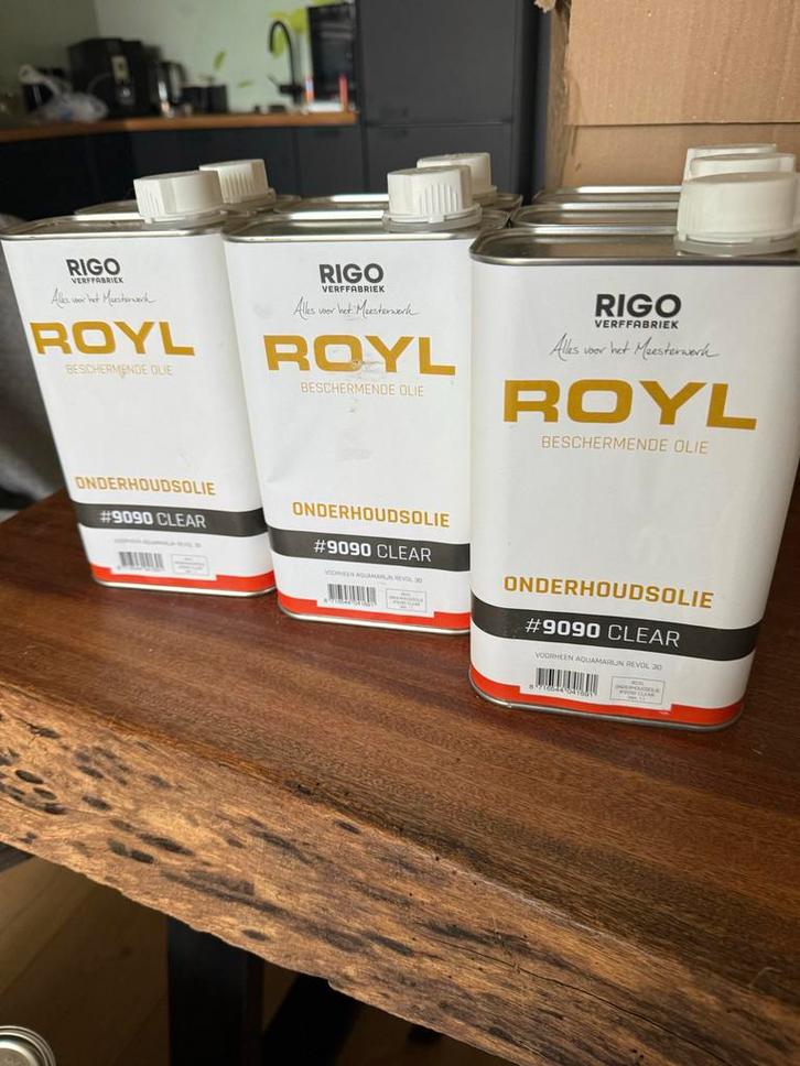 7x Rigo Royl Onderhoudsolie #9090 Clear, Auto diversen, Onderhoudsmiddelen, Ophalen of Verzenden