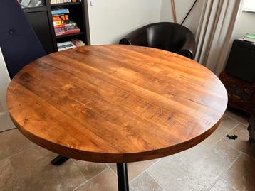 Ronde Mango Houten Eettafel - 130cm beschikbaar voor biedingen