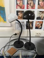 Isao Hosoe Hebi Tavola bureaulamp Witte kap, Huis en Inrichting, Lampen | Tafellampen, Gebruikt, 50 tot 75 cm, Space Age REtro Vintage sixties