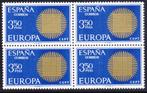 Spanje 1970 pf mi 1860 4er block europa cept, Postzegels en Munten, Postzegels | Europa | Spanje, Verzenden, Postfris