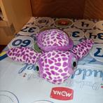 Paarse schildpad met grote ogen knuffel Nicky Toy, Ophalen of Verzenden